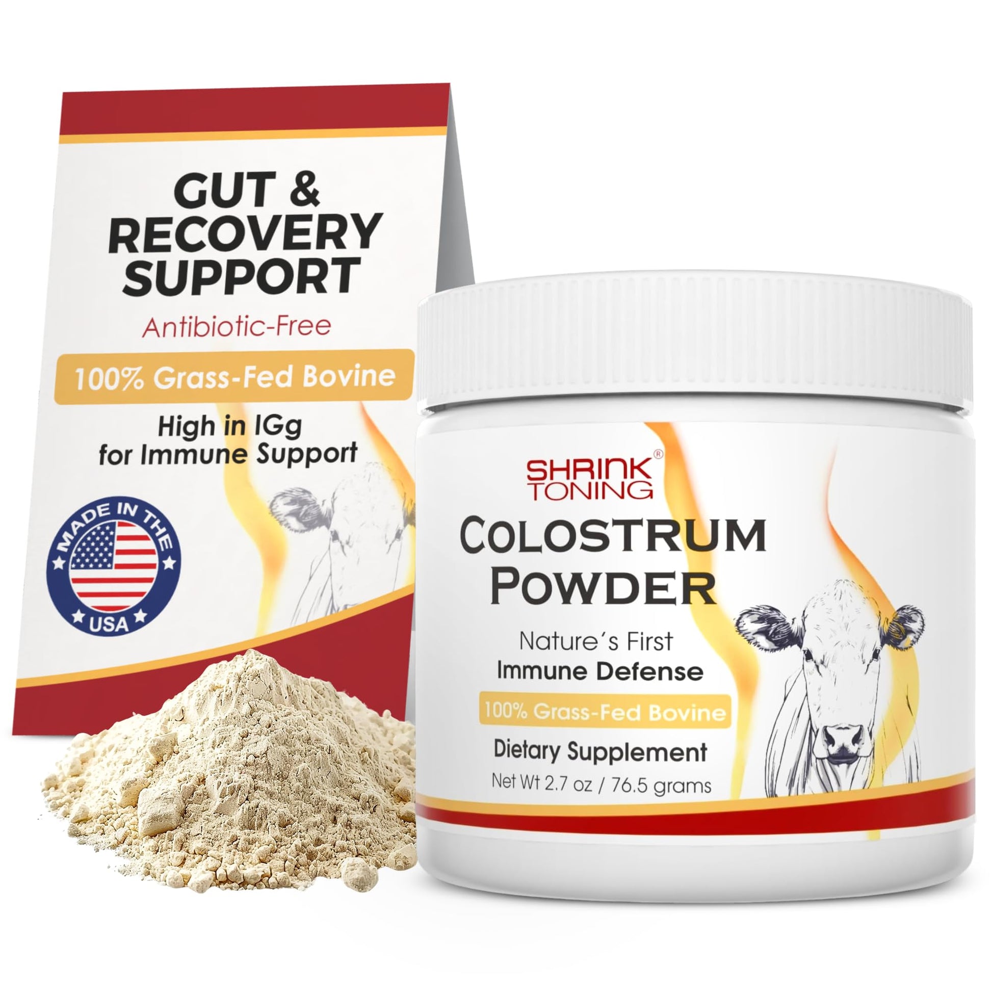 Shrink Colostrum Powder 2.7 oz – Natural Bovine Colostrum Supplement for Overall Health shrinkBuy Supplements Australia
