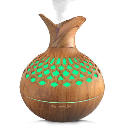 Aroma Diffuser for Essential Oils, Ultrasonic Aromatherapy Flower Oil Diffuser, Modern Cool Mist 