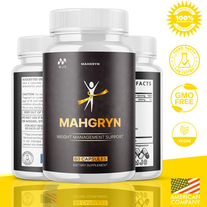 (3 Pack) Mahgryn Capsules, Official Mahgryn Pills with All Natural Ingredients, Advanced Overall Health and Wellness Vitamin Supplement Formula for Maximum Strength Multivitamin Support (180 Capsules) MJOBuy Supplements Australia