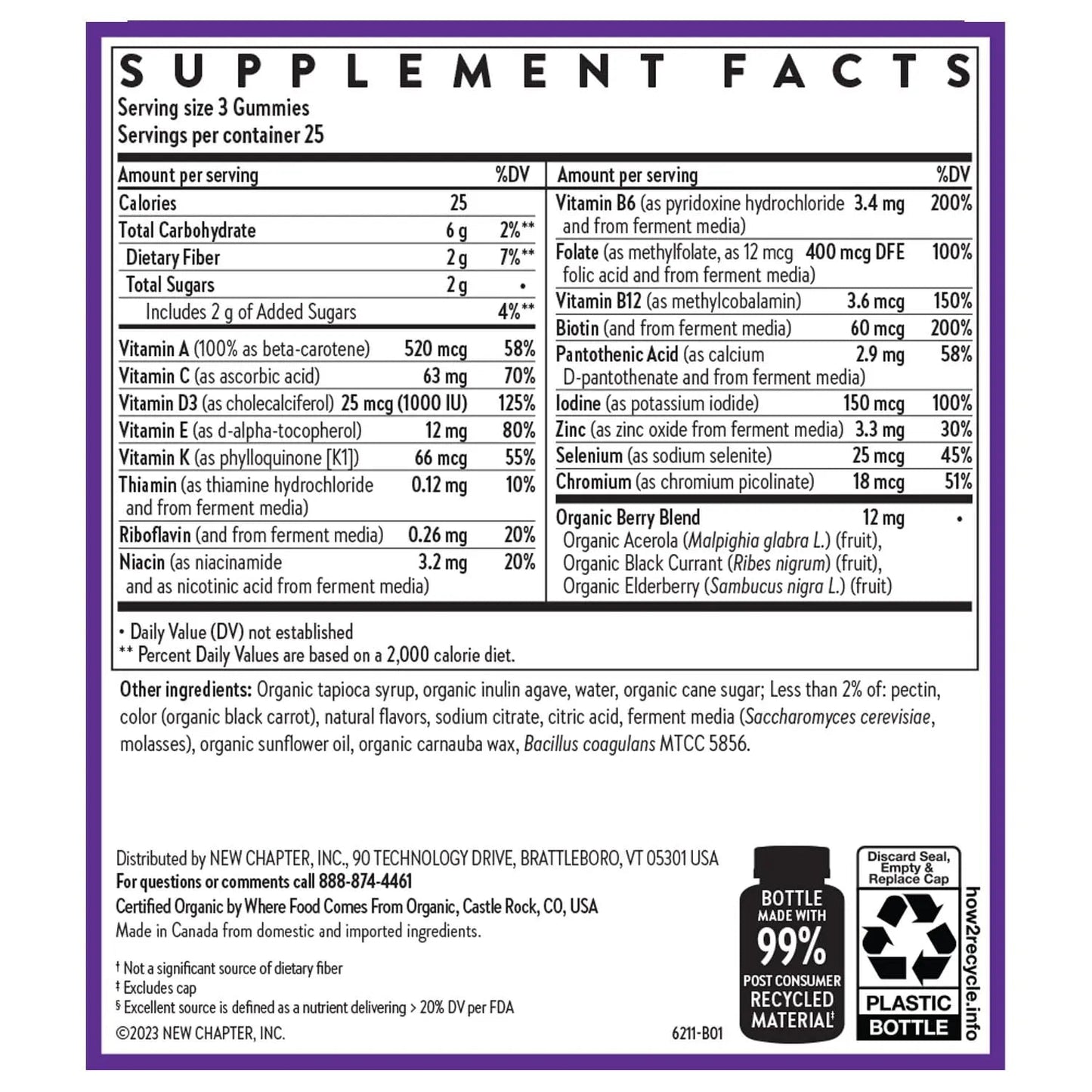 New Chapter Women’s Multivitamin Gummies - 59% Less Sugar, Women’s Gummy Vitamins with Vitamin C, D3 & Zinc New ChapterBuy Supplements Australia