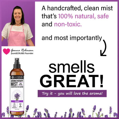 Shake, Mist & Enjoy - pureSCRUBS Premium Lavender Aromatherapy Spray Mist for Room, Body, Linens pureSCRUBSBuy Supplements Australia