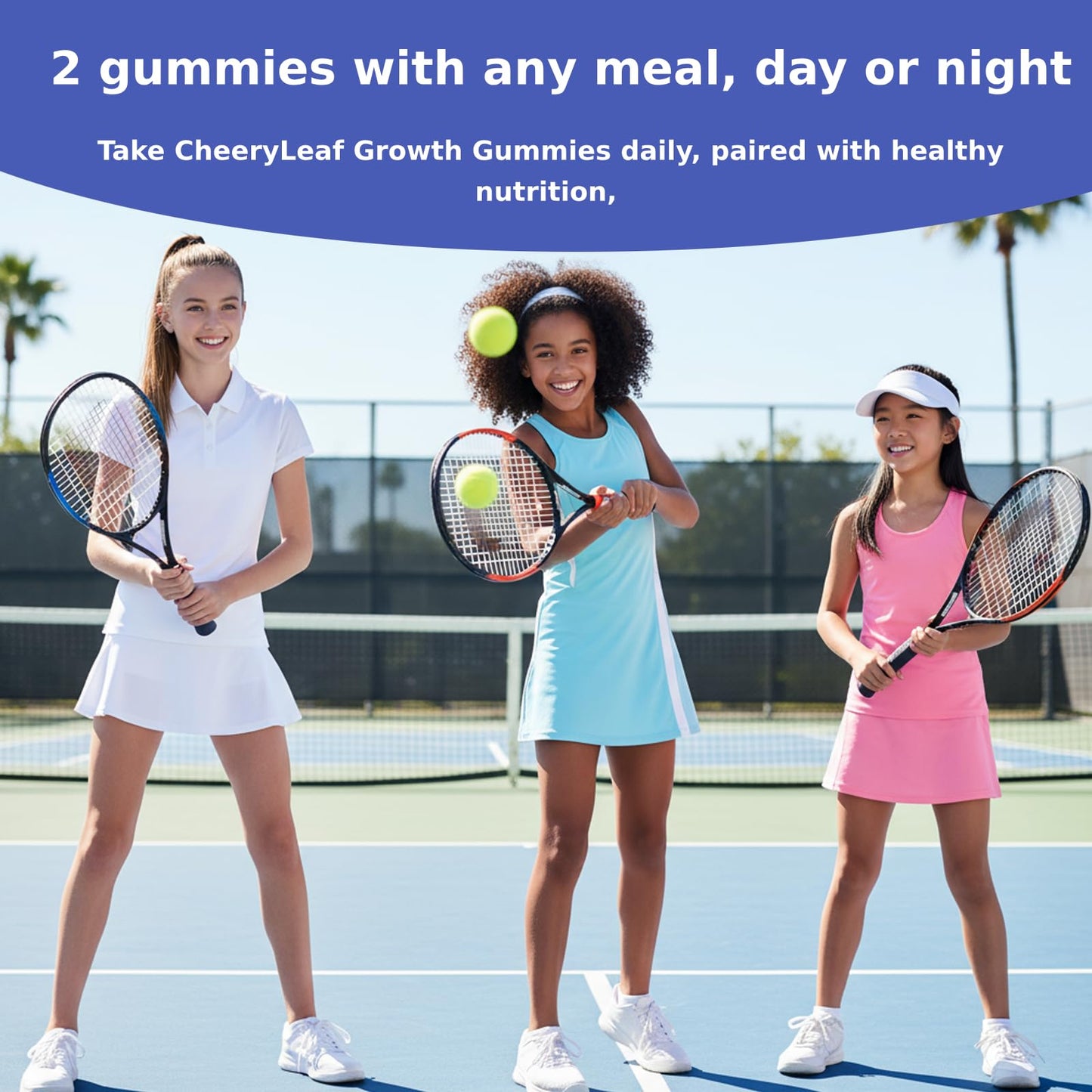 Height Growth Gummies for Kids & Teens – Sugar Free – Calcium, Prebiotic FOS, Magnesium, Vitamin D3, K2, Zinc, Ashwagandha – Bone Strength, Gut Health & Height Support Multivitamin – Strawberry Flavor CheeryLeafBuy Supplements Australia
