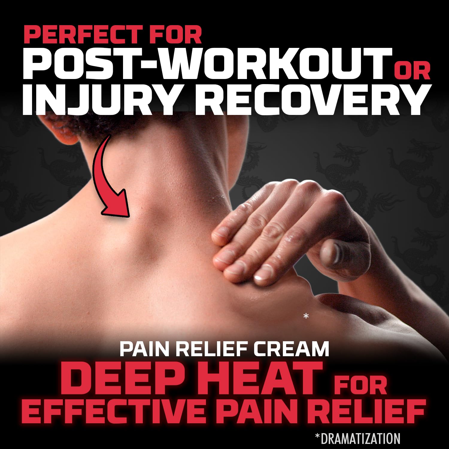 Pomada Dragon Ultra Strength Pain Relief Cream, Strength Muscle Rub for Joint, Shoulder, Knee Pain, Sore Muscle Relief, Topical Analgesic with Camphor & Menthol, 2 Oz DRAGONBuy Supplements Australia