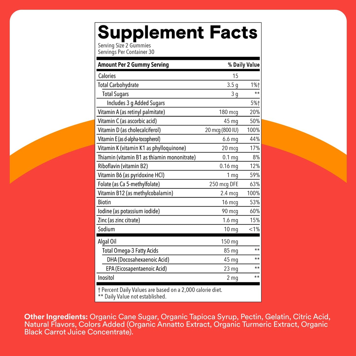 SmartyPants Kids Multivitamin Gummies - Improved Formula: Omega 3 (DHA/EPA), Vitamins D3, C, B12, B6, Vitamin A, K & Zinc SmartyPantsBuy Supplements Australia