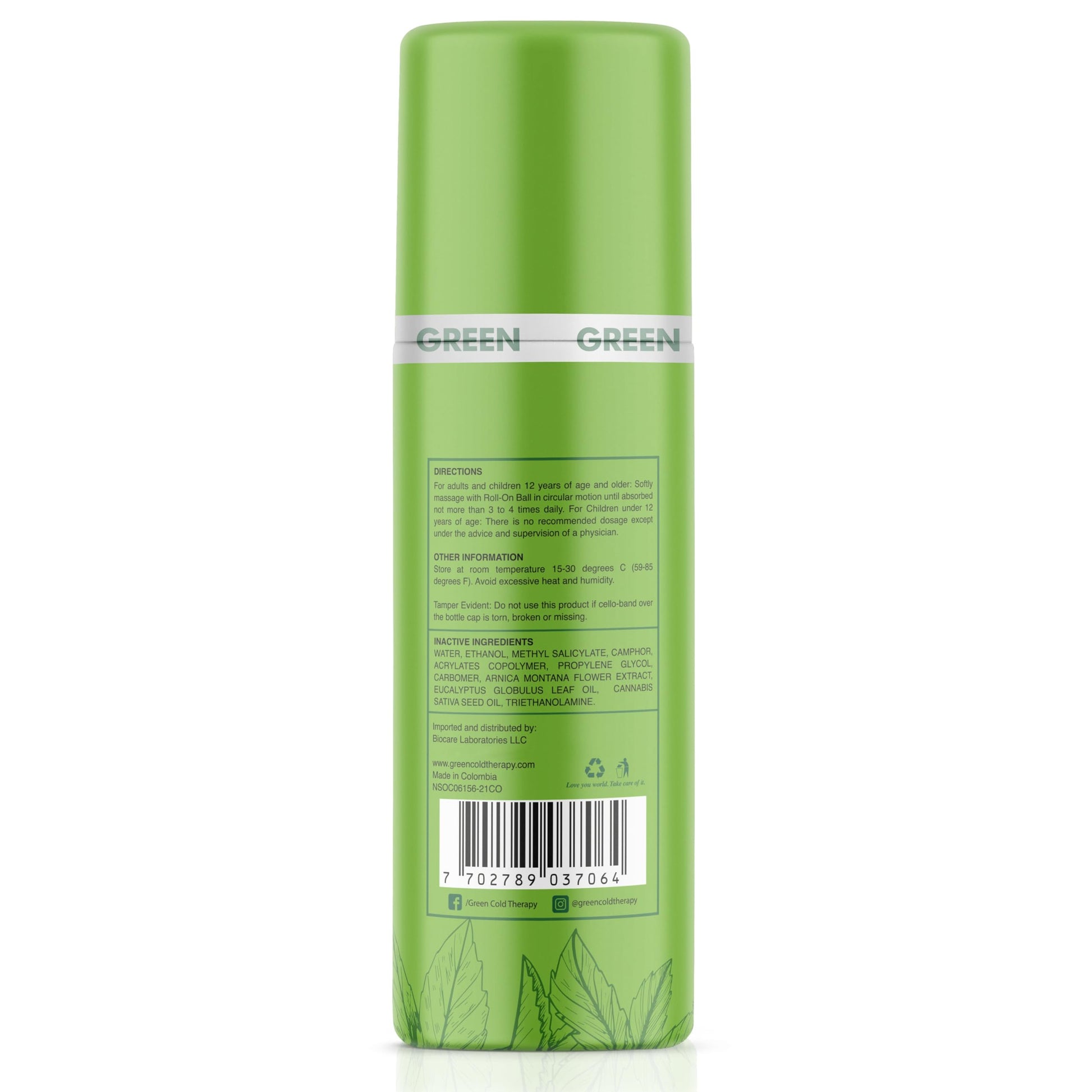 Ross D’Elen Green Menthol ROLL-ON 3-Pack ROSS D'ELENBuy Supplements Australia