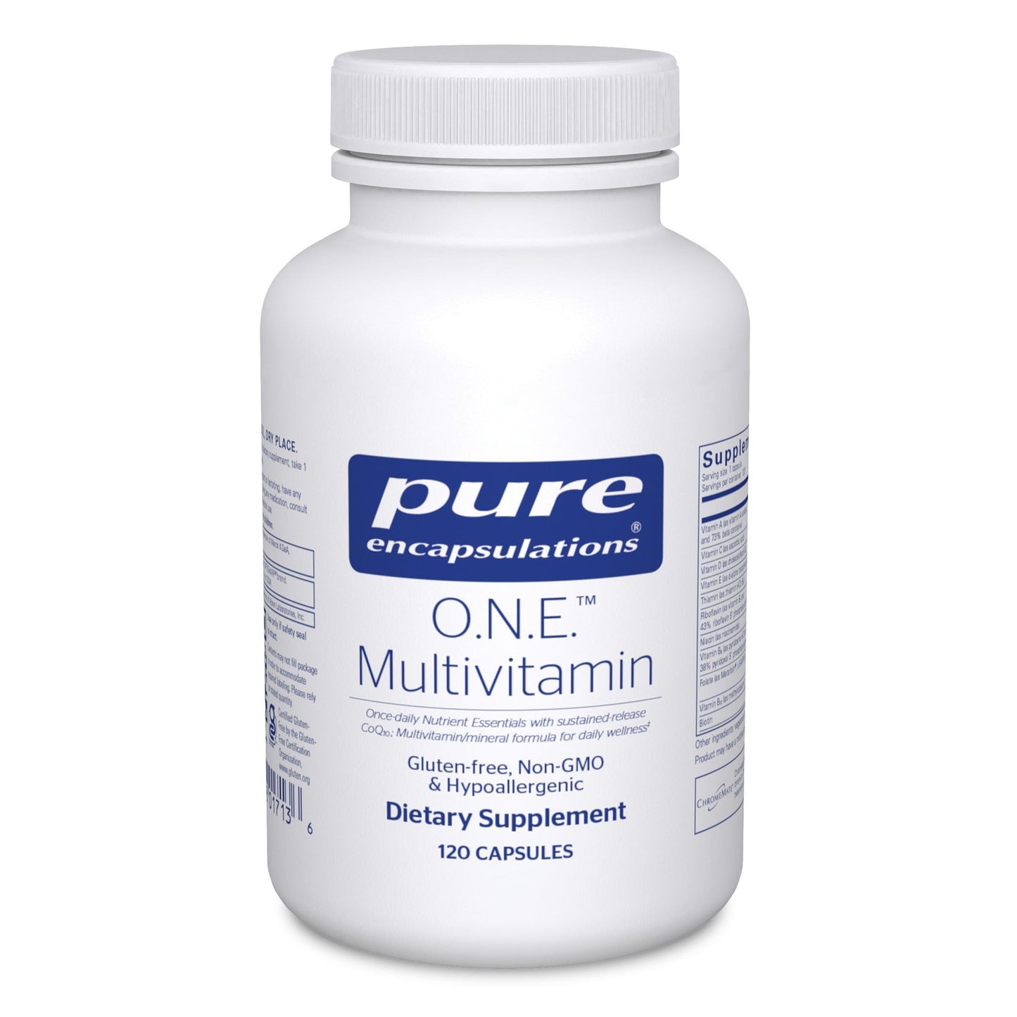 Pure Encapsulations O.N.E. Multivitamin - Once Daily Multivitamin with Antioxidant Complex Metafolin, CoQ10, and Lutein to Support Vision, Cognitive Function Pure EncapsulationsBuy Supplements Australia