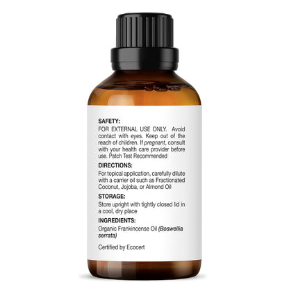 Majestic Pure USDA Organic Frankincense 0.33 fl oz MAJESTIC PUREBuy Supplements Australia