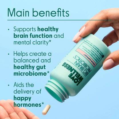 Love Wellness Daily Love Multivitamin & Big Brain Probiotics | Mind and Body Duo | Womens Vitamin and Probitoic Love Wellness