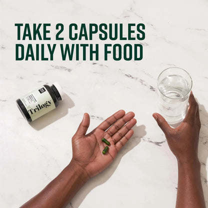 Vibrant Health, Trilogy Vegan, Probiotic Multivitamin with an Essential Blend of Omega-3 from Vegan Algal Oil, Vitamin A, B12, C, D3, E Vibrant Health