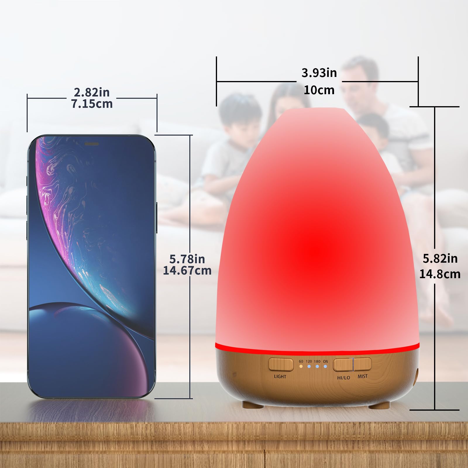 200ml Essential Oil Diffuser, Aromatherapy Diffuser,Enhanced Essential Oil Diffuser, Cool Mist Humidifier LovegergerBuy Supplements Australia
