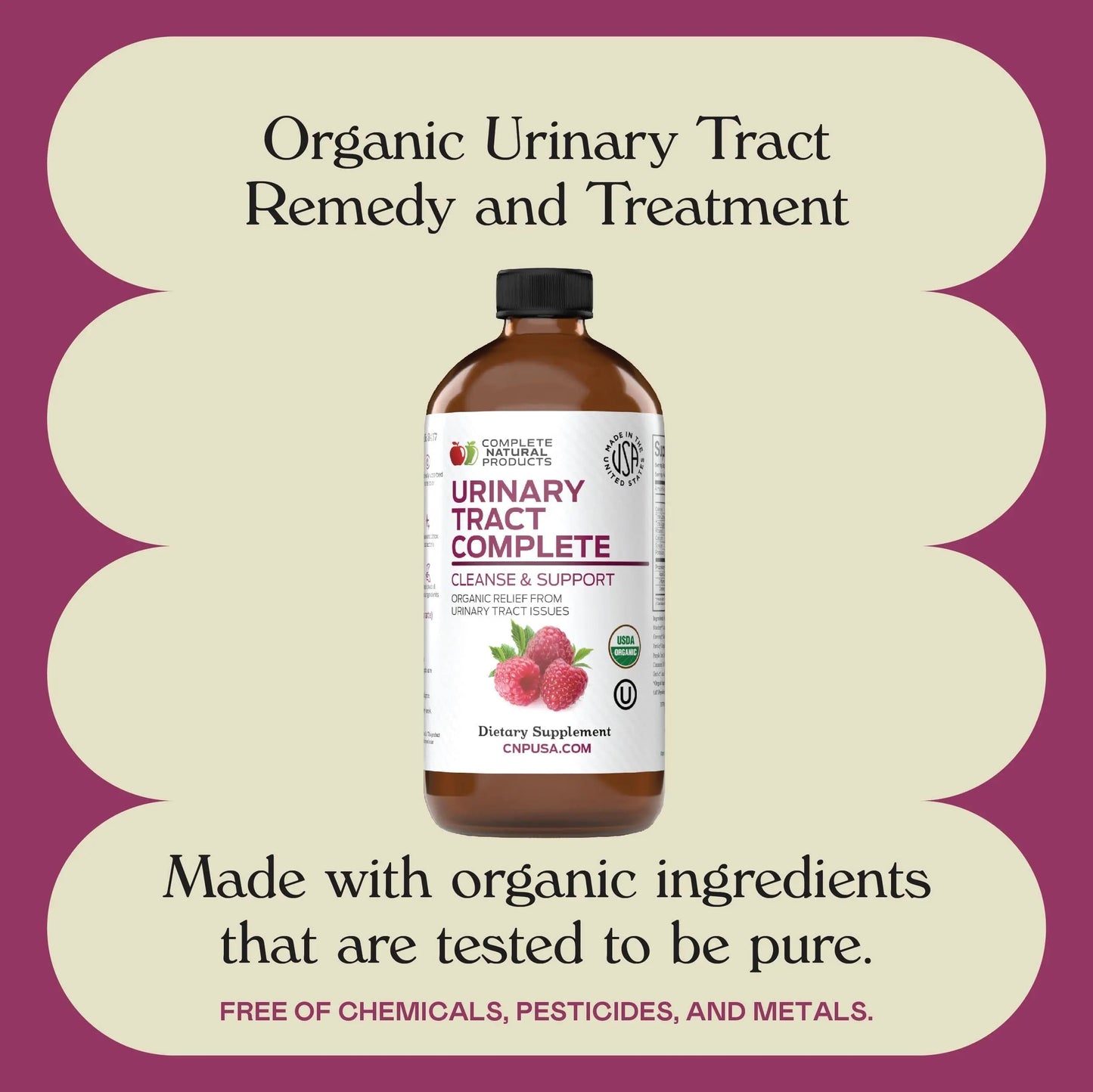 Complete Natural Products Urinary Tract Complete 8oz - Liquid Supplement for a Urinary Tract Cleanse, Defense, Health, and Treatment with Organic Cranberry & Organic D-Mannose Complete Natural ProductsBuy Supplements Australia