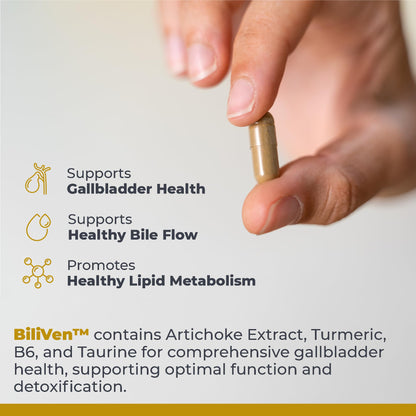 Premier Research Labs BiliVen -Gallbladder & Liver Cleanse Supplement, Gallbladder Support Pills with Artichoke Extract, Milk Thistle, Vitamin B6, Beet Root, Turmeric, Curcumin- 60 Vegetarian Capsules Premier Research LabsBuy Supplements Australia
