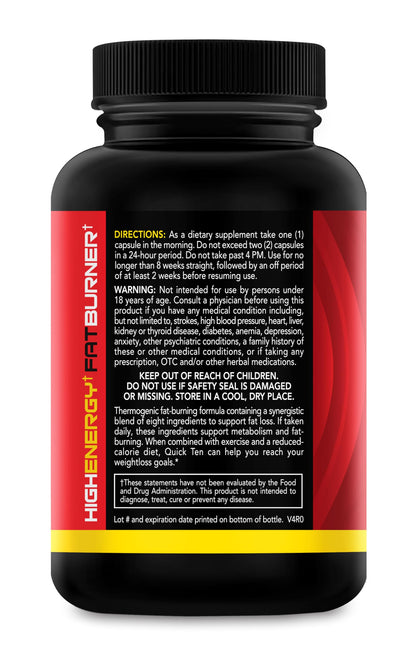 Nutriment Quick Ten - Best Weight Loss Pills - Natural Metabolism Booster NutrimentBuy Supplements Australia