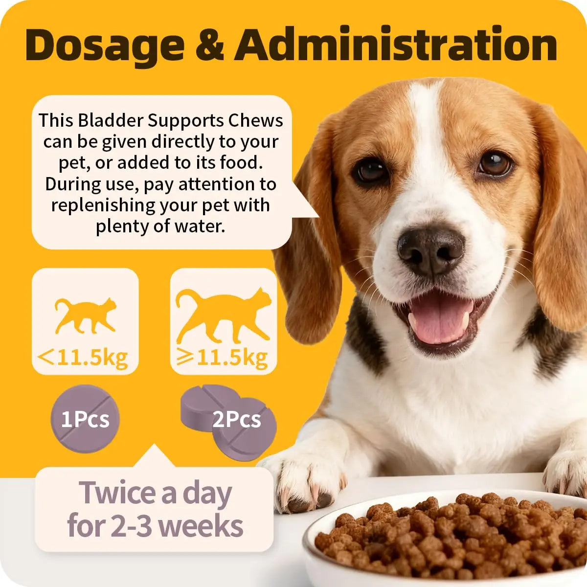 Cassiel Pet Bladder Supports Chews for Urinary Tract Health, Infection Treatments, Bladder Health, Dog UTI, Bladder Stones, Incontinence Support, Urinary Pain Relief for Cat & Dog 10 Chews (1 Bottle) Cassiel petBuy Supplements Australia