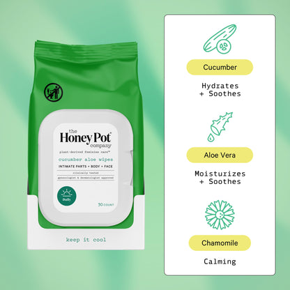 The Honey Pot Company - Feminine Wash & Feminine Wipe Bundle - Includes Ph Balance Feminine The Honey Pot CompanyBuy Supplements Australia
