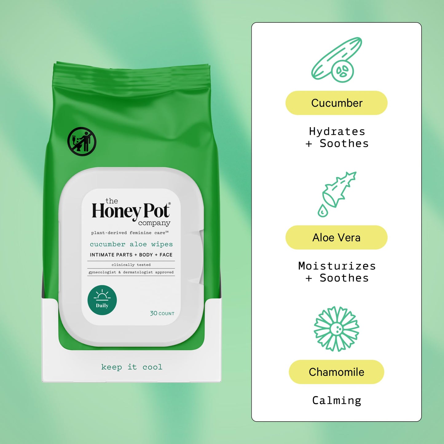 The Honey Pot Company - Feminine Wipes - Daily PH Balancing and Sulfate Free Feminine Products The Honey Pot CompanyBuy Supplements Australia