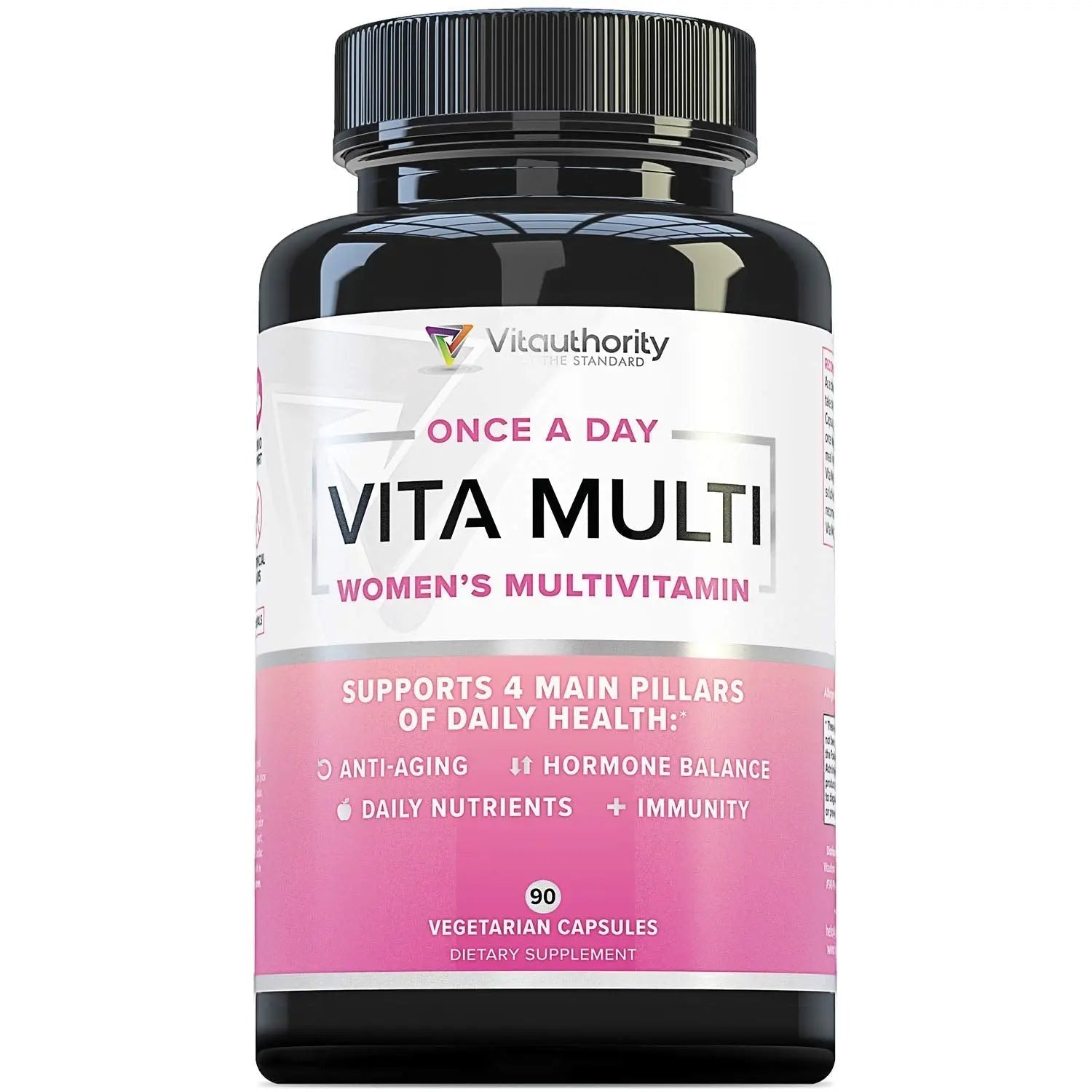 Vitauthority Multivitamin for Women Women’s Daily Multi-Vitamin Supplement with DIM, Iodine, Ashwagandha Supports Youthful Complexion Vitauthority