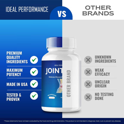 IDEAL PERFORMANCE Joint Care Support Capsules, JointCare Supplement Pills All Natural Formula to Fortify Bones & Bolster Flexibility - Maximum Strength, Joint Care Support Reviews (5 Pack) IDEAL PERFORMANCEBuy Supplements Australia