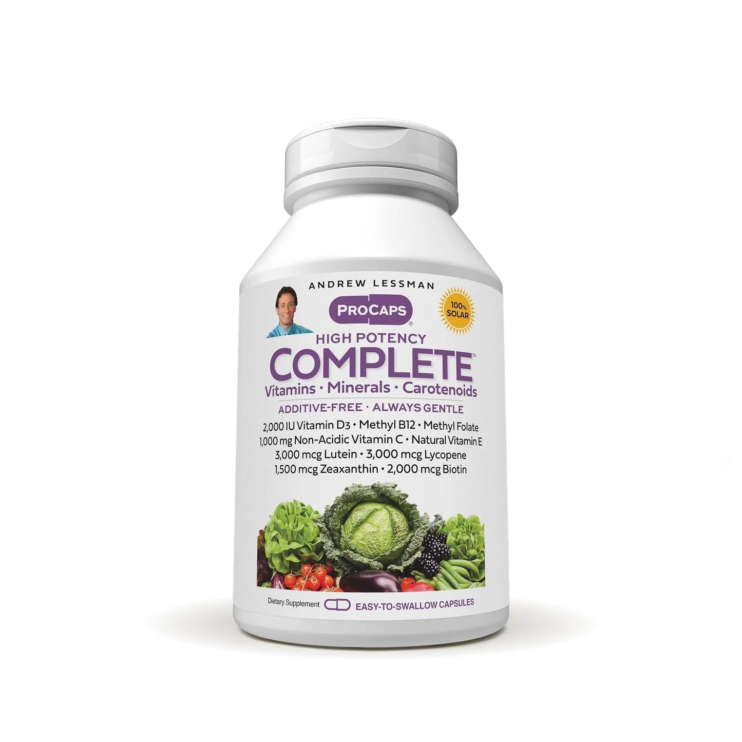 ANDREW LESSMAN Multivitamin - Complete 150 Capsules - High Potencies of 30+ Nutrients, Essential Vitamins, Minerals, Carotenoids ANDREW LESSMAN