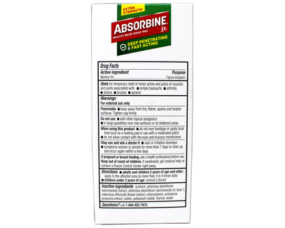 Absorbine Plus Pain Relieving Liquid - 4 oz, Pack of 6. ABSORBINE JR.Buy Supplements Australia