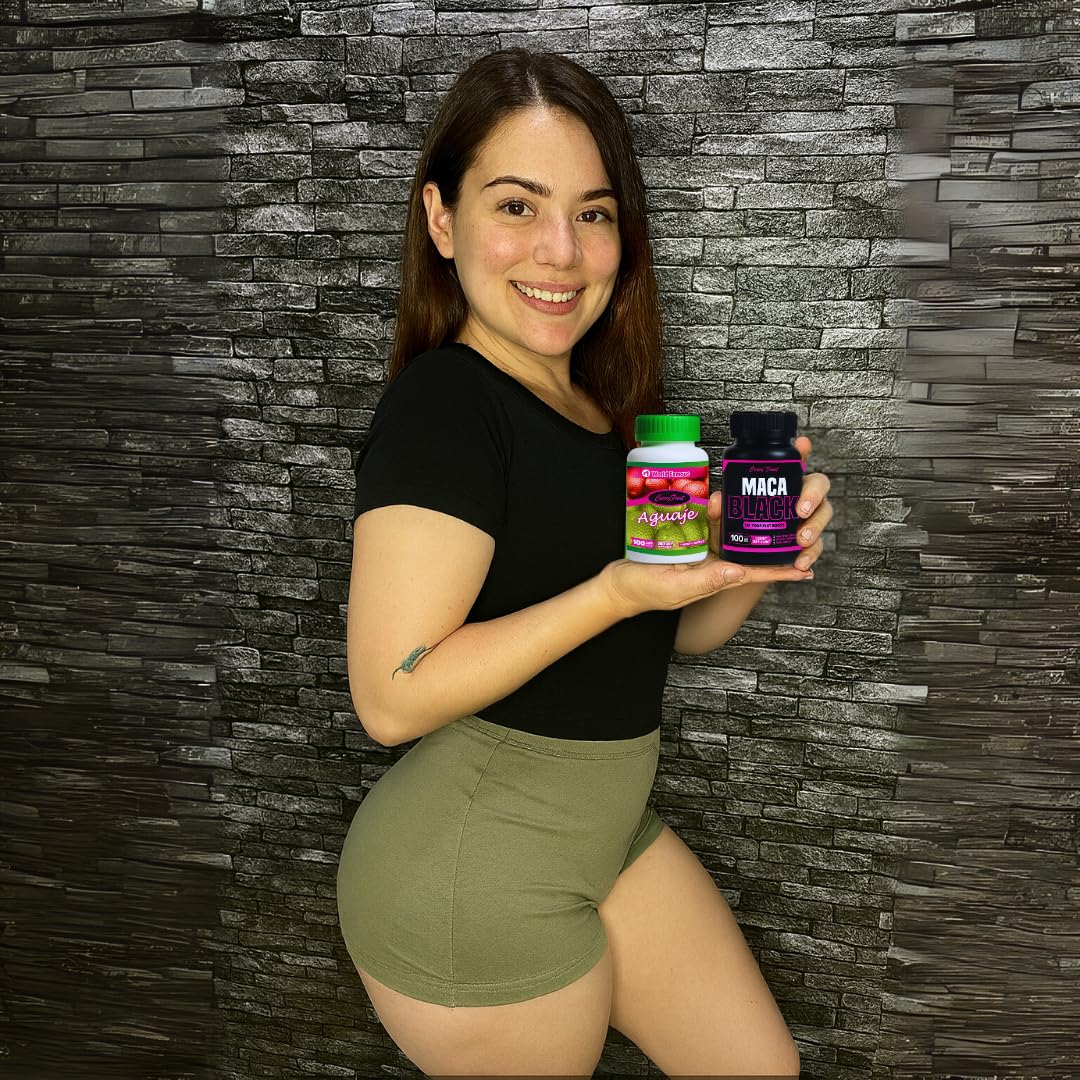 Maximum Booty Growth – Aguaje + Black Maca Pills for Women – Glute Volume Enhancer - Black Curvy Pack Curvy FruitBuy Supplements Australia