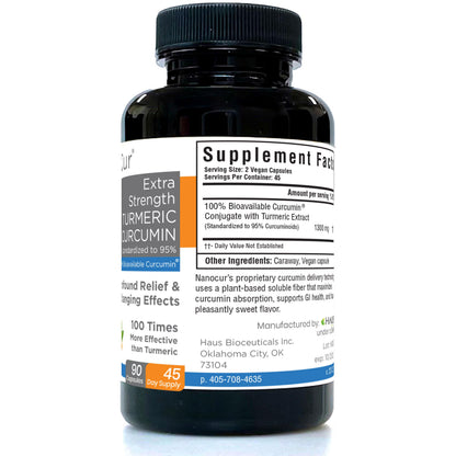 Nanocur Turmeric Curcumin - 100x More Active Than Turmeric, 170% More Active Than NanocurBuy Supplements Australia