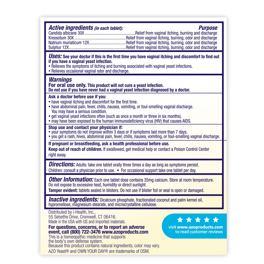 AZO Bladder Control with Go-Less® & Weight Management Dietary Supplement & Yeast Plus Dual Relief AZOBuy Supplements Australia