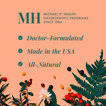 Michael's Health Naturopathic Programs LNG - 60 Vegetarian Tablets - Herbs for Lung and Respiratory Support - Kosher - 20 Servings MICHAEL'SBuy Supplements Australia