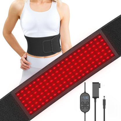 Red Light Therapy Belt Near-Infrared-Light Therapy Wrap for Body Wearable Large Pad for Waist Back Shoulder with Timer Controller AptoyuBuy Supplements Australia