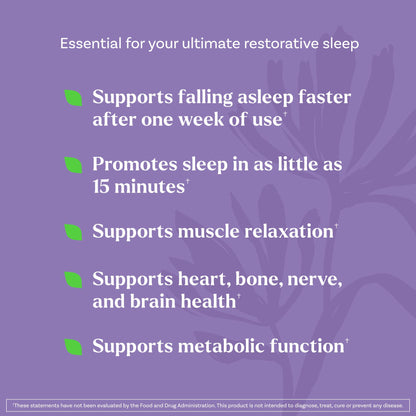 Natrol Sleep & Restore Capsules - Calm Magnesium Glycinate, Magnesium Sleep Aid with GABA, Melatonin 5mg, Botanical Blend, 30 Day Supply NatrolBuy Supplements Australia
