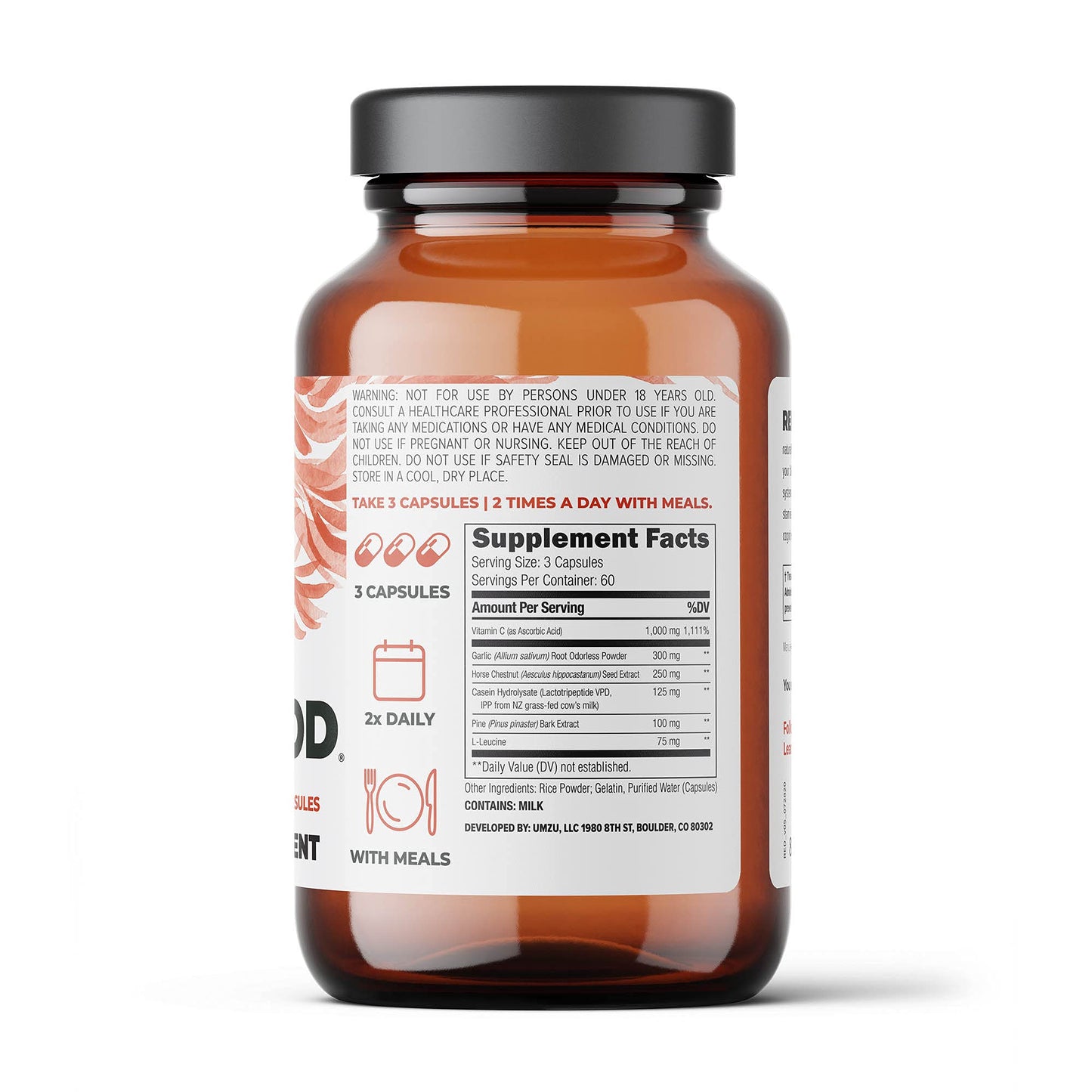UMZU Redwood - Supports Nitric Oxide & Healthy Blood Flow - Blend of Vitamins & Herbal UMZUBuy Supplements Australia