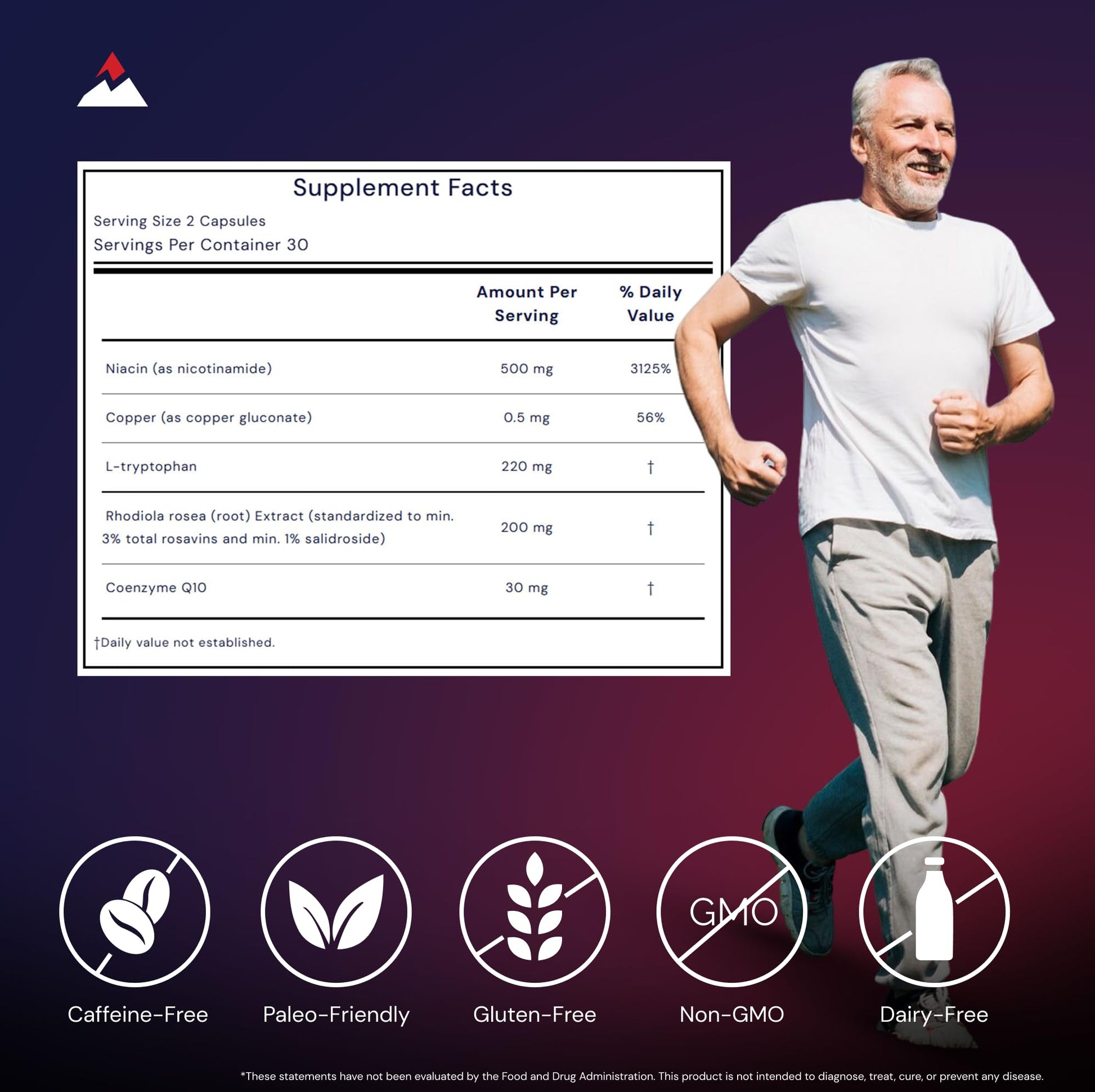 Novex Biotech Oxydrene NAD+ Enhancer - Natural Supplement Promoting Metabolism and Cardiovascular Support for Men and Women - (60 Capsules) Novex BiotechBuy Supplements Australia