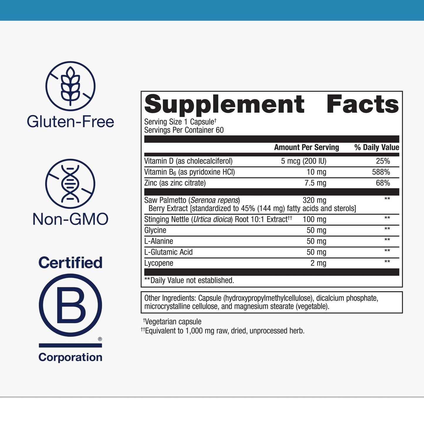 Metagenics Concentrated Ultra Prostagen - Prostate & Urinary Health with Saw Palmetto, Stinging Nettle, Lycopene & Zinc - Supports Hormonal Balance & Immune Health* - Non-GMO- 60 Capsules MetagenicsBuy Supplements Australia