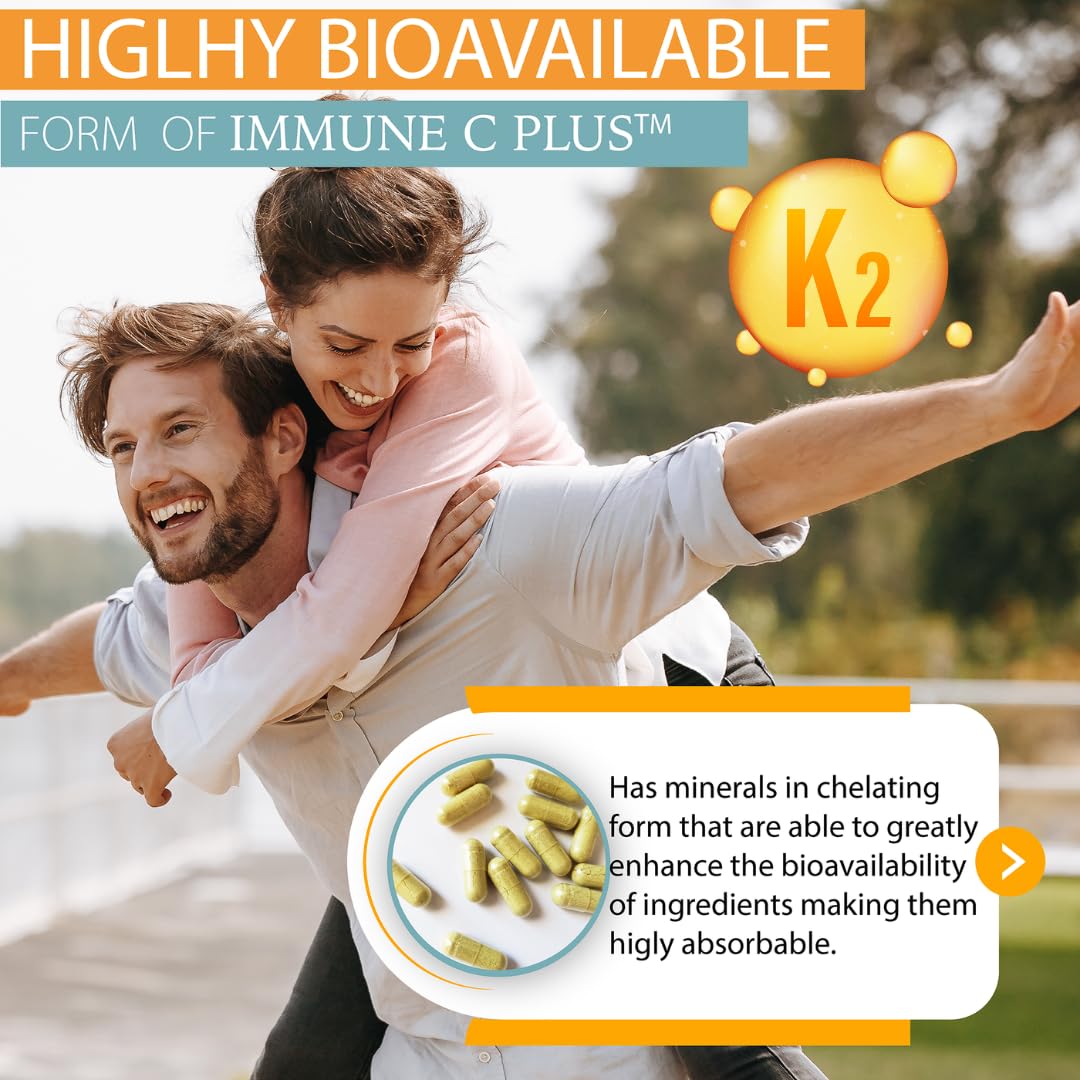 Quercetin 1,000mg, Vitamin C 1,000mg, Zinc 50mg, Vitamin D3 5,000iu, Selenium, Copper, Acerola, Ginger, Rutin, Bitter Orange, Rose Hips, Echinacea, Immune C Plus, 14 in 1 Immune C Plus (90 Count) KAPPA NUTRITIONBuy Supplements Australia
