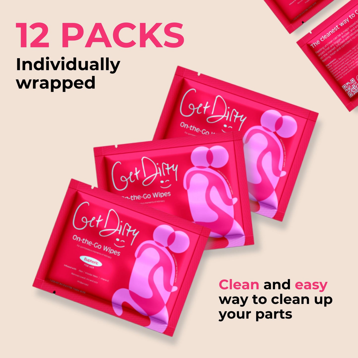 Get Dirty Wipes For Women - Easy, Discreet, Effective Intimate Wipes, Full Body Feminine Wipes Get DirtyBuy Supplements Australia