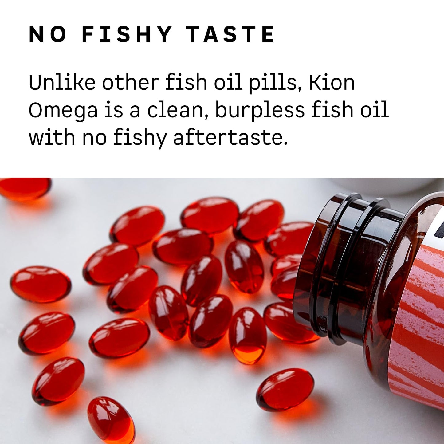 Kion Omega - Omega 3 Fatty Acid Supplements - DHA Supplements - Mini Fish Oil Softgels - Omega 3 DHA EPA Fish Oil Pills - Fish Oil 1,000 mg - 30 Servings KionBuy Supplements Australia
