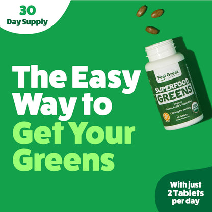 Superfood Greens by Feel Great Vitamin Co. | Organic Greens, Fruits and Veggies The Feel Great Vitamin CompanyBuy Supplements Australia