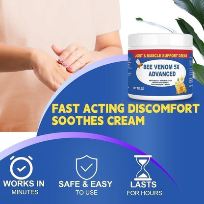 Benolixia Bee Venom Joint Cream, Bee Venom Joint Gel,Bee Venom Advanced Joint and Bone Cream,Natural Formula for Back, Knee, Hands, Neck, Feet, All Skin Types BenolixiaBuy Supplements Australia