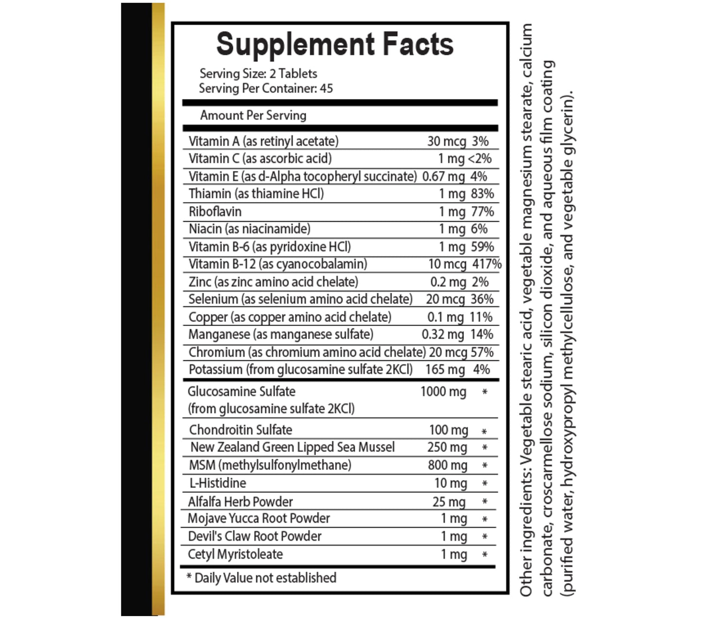 Joint Matrix PRO Natural Complex - Joint Support Supplement for Women, Support Joint Function and Mobility - 1 Bottle 90 Tablets OLANTA TRADE SOLUTIONBuy Supplements Australia