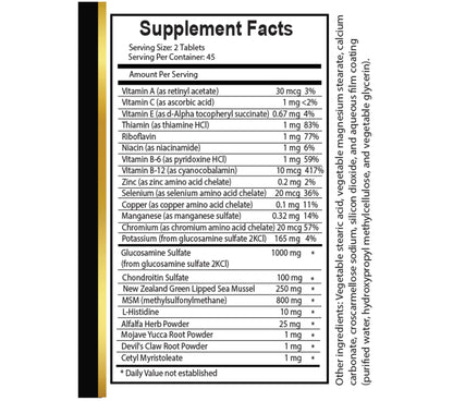 Joint Matrix PRO Natural Complex - Joint Support Supplement for Women, Support Joint Function and Mobility - 1 Bottle 90 Tablets OLANTA TRADE SOLUTIONBuy Supplements Australia