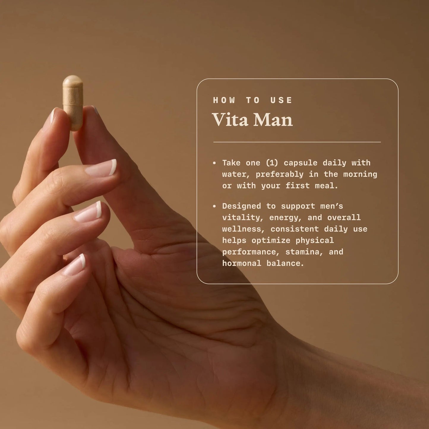 Ultra Life Sport - VITA Man Premium Men's Multivitamin - 30 Capsule Daily Vitamins for Men with Vitamin E, K2 MK-7, and B Vitamins for Maximum Absorption Ultra Life SportBuy Supplements Australia