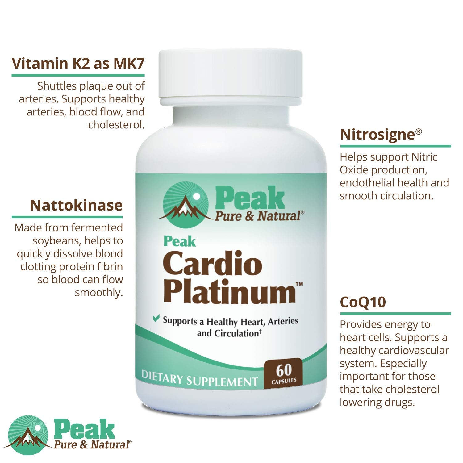 Peak Pure & Natural Peak Cardio Platinum Peak Pure & NaturalBuy Supplements Australia