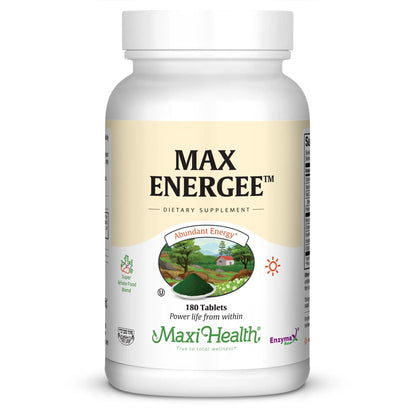 Maxi Health Max Energee - Natural Energy and Stamina Booster - 180 Tablets - Kosher Maxi HealthBuy Supplements Australia