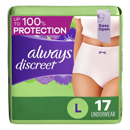 Always Discreet Adult Incontinence & Postpartum Underwear for Women Always DiscreetBuy Supplements Australia