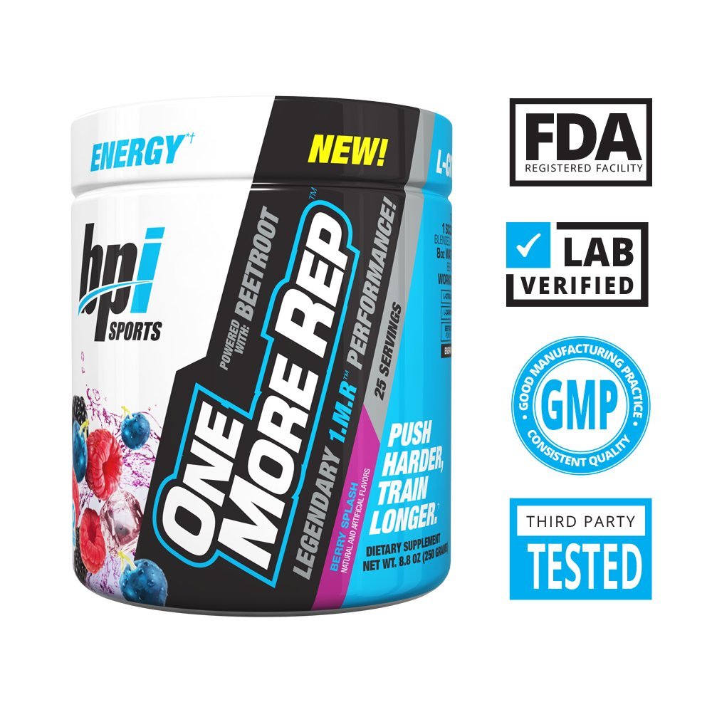 BPI Sports One More Rep Pre-Workout Powder - Increase Energy and Stamina - Intense BPI SportsBuy Supplements Australia