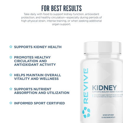 Revive MD Kidney Support Supplement for Men & Women – Kidney Cleanse & Detox Capsules for Overall Health & Function – Vegan-Friendly, Gluten-Free & Soy-Free (135 Vegetarian Capsules, 45 Servings) ReviveBuy Supplements Australia