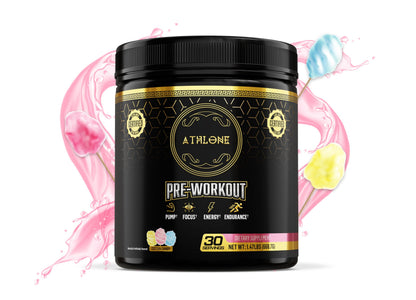 Athlone Pre-Workout Powder Cotton Candy Performance Blend- Supplement - Energy