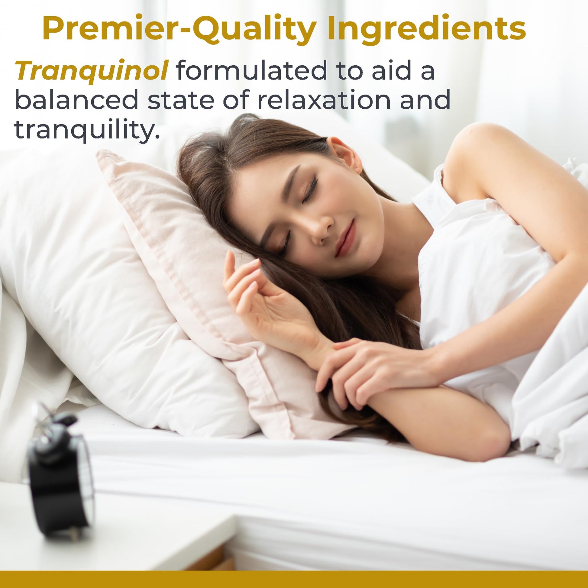 Premier Research Labs Tranquinol - Natural Sleep Aid Supplement for Deep Sleep Support and Calm Mind | Magnesium, Turmeric, Lemon Balm & Saffron Extract - Pure Vegan - 90 Plant-Source Capsules Premier Research LabsBuy Supplements Australia
