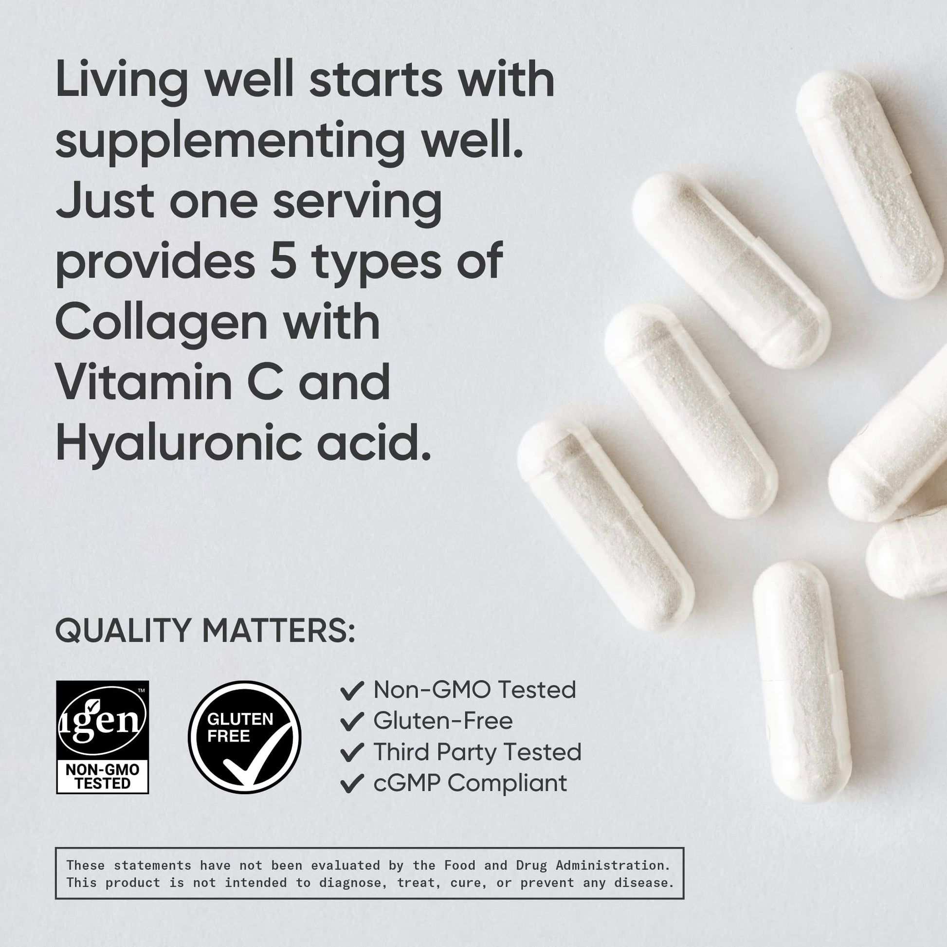 Sports Research Multi Collagen Pills (Type I, II, III, V, X) Hydrolyzed Collagen Peptides Sports ResearchBuy Supplements Australia