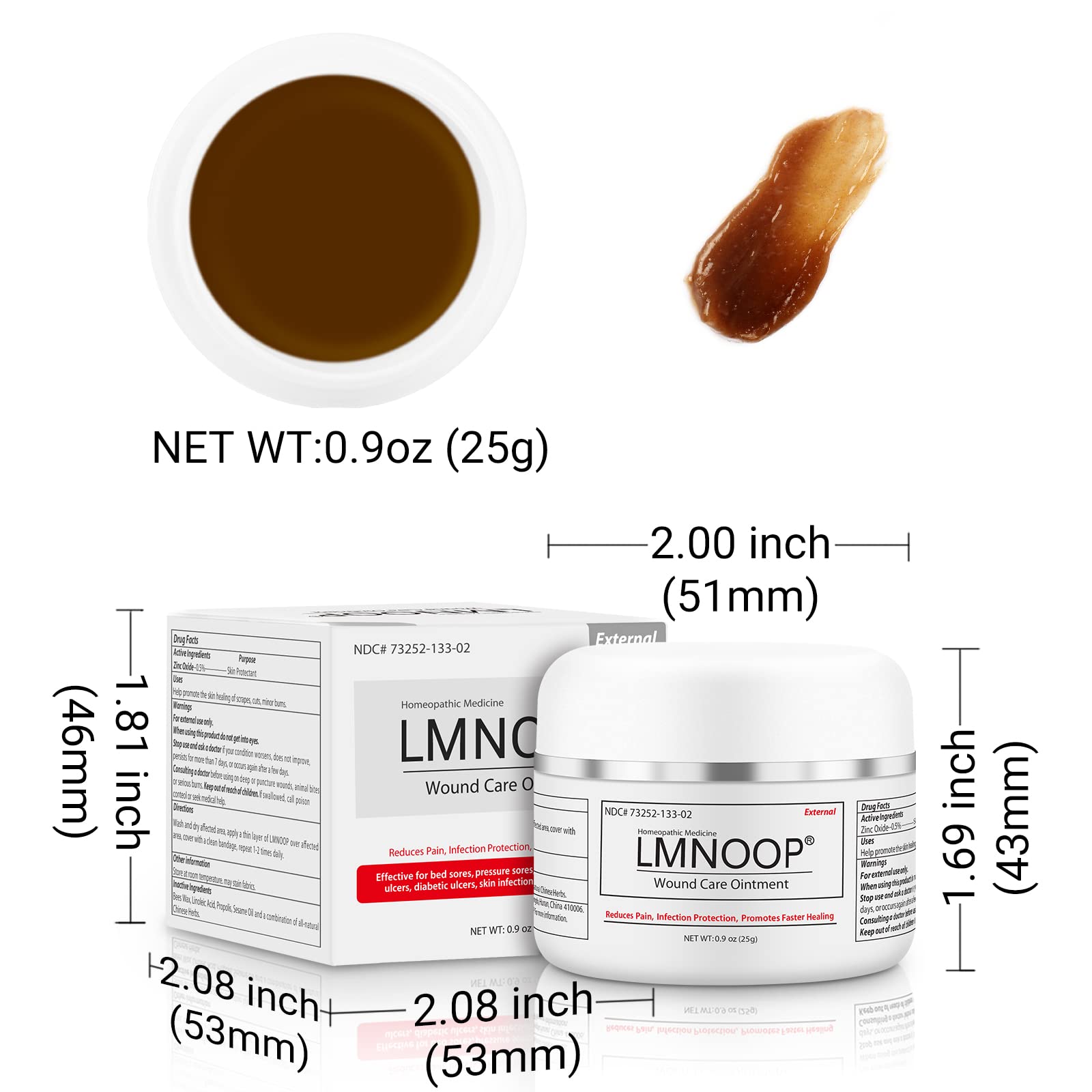 LMNOOP® Bed Sore Cream, Maximum Strength Wound Care Ointment for Infection Protection & Skin Repair LMNOOPBuy Supplements Australia